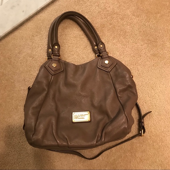 Marc by Marc Jacobs classic q francesca shoulder bag in taupe - Picture 3 of 6